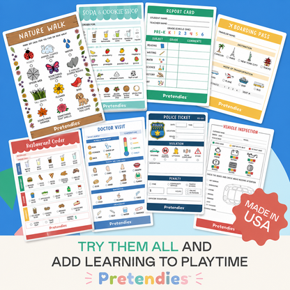 Pretendies™ Kids Pretend Play Notepads