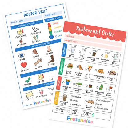Pretendies™ Kids Pretend Play Notepads